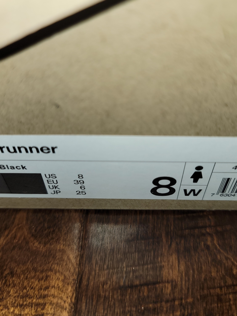 On Women’s Cloudrunner Athletic Shoes - Black & Gray - Picture 8 of 8